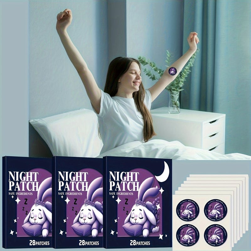 56 Pieces Fragrance Soothing Patches Long Lasting Comfortable Night Companion Suitable For Men And Women Easy To Peel And Apply Ideal Travel Partner Professional Gift - Image 2