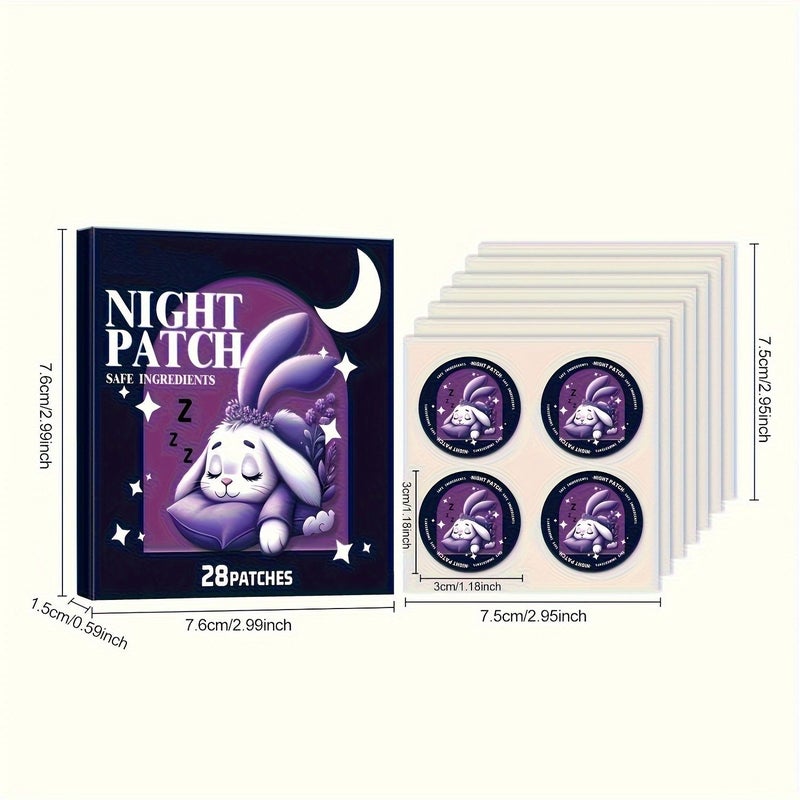 56 Pieces Fragrance Soothing Patches Long Lasting Comfortable Night Companion Suitable For Men And Women Easy To Peel And Apply Ideal Travel Partner Professional Gift - Image 3