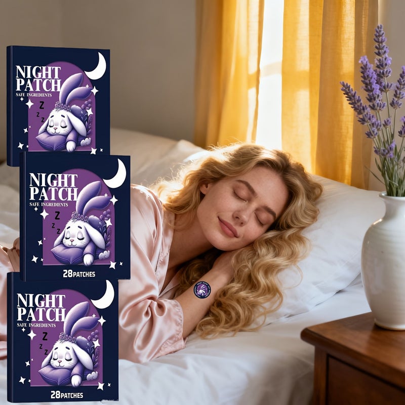 56 Pieces Fragrance Soothing Patches Long Lasting Comfortable Night Companion Suitable For Men And Women Easy To Peel And Apply Ideal Travel Partner Professional Gift - Image 1