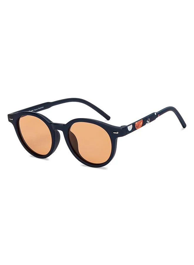 هوبر Hooper By Lenskart Space Explorers Collection Full Rim Round Latest And Stylish Kids Sunglasses Polarized And 100% UV Protected For Boys & Girls (Age 8-12 yrs) HP S16589M