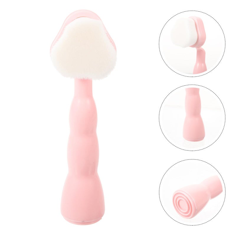 Soft Bristles Manual Face Cleansing Brush Gentle Exfoliator For Deep Pore Cleaning Portable - Image 5