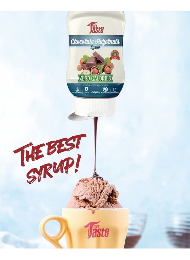mrs Taste Mrs Taste Sugar Free Chocolate Syrup, Zero Calories, Zero Sodium, Zero Sugar, High Fiber, Keto Friendly, Paleo Friendly, Condiments and Sauces (11 oz, Chocolate Syrup)  - Image 2