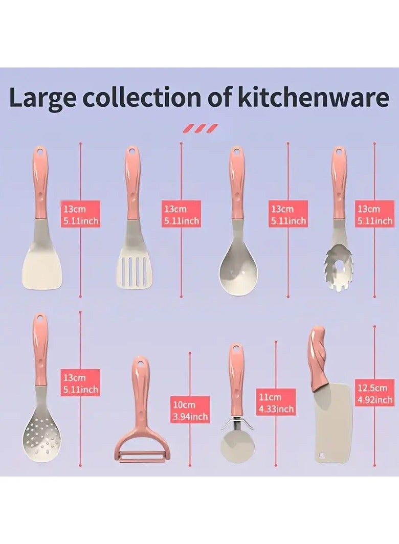 Miniature Kitchen Cooking Utensils & Fruit Food Play Set – Pretend Play Toy for Girls & Kids - Image 4