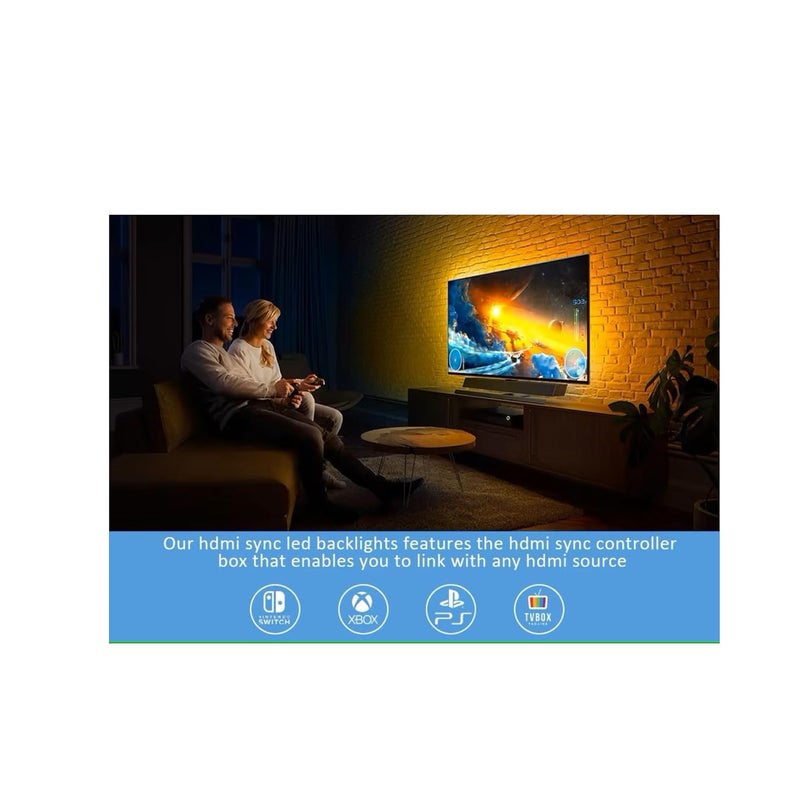 HUMAIZAR شريط إضاءة LED HUMAIZAR ملون USB RGB بلوتوث لتزيين غرفة النوم إضاءة خلفية للتلفاز إضاءة غرفة الألعاب مزامنة الموسيقى شريط إضاءة LED 5050 SMD 5 متر تحكم عن بعد عبر التطبيق - Image 4