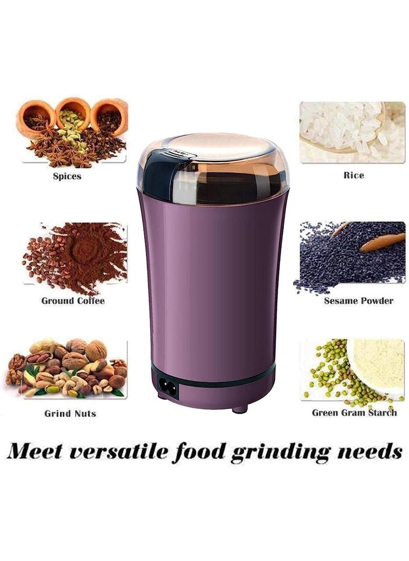 SEVIA Sevia Grinding Machine Grain Mill Crusher Household Small Chinese Herbal Medicine Dry MillOneButton StartElectric Spice Coffee Grinder for BeansPeppersSpicesHerbsNutsGrains  - Image 3