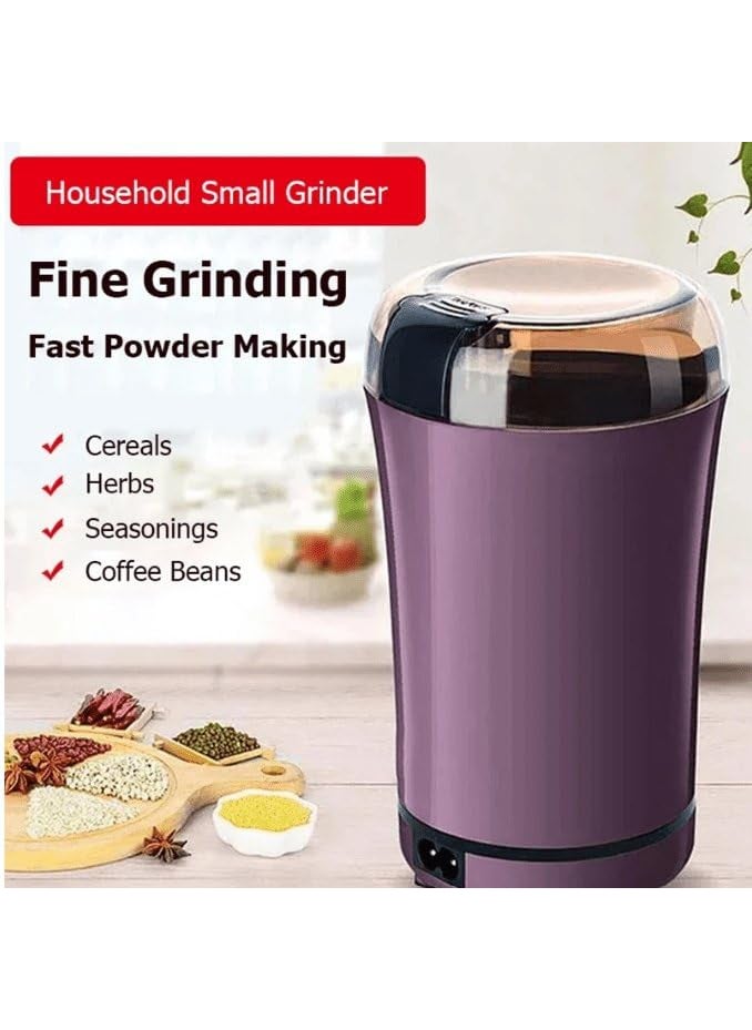 SEVIA Sevia Grinding Machine Grain Mill Crusher Household Small Chinese Herbal Medicine Dry MillOneButton StartElectric Spice Coffee Grinder for BeansPeppersSpicesHerbsNutsGrains  - Image 4