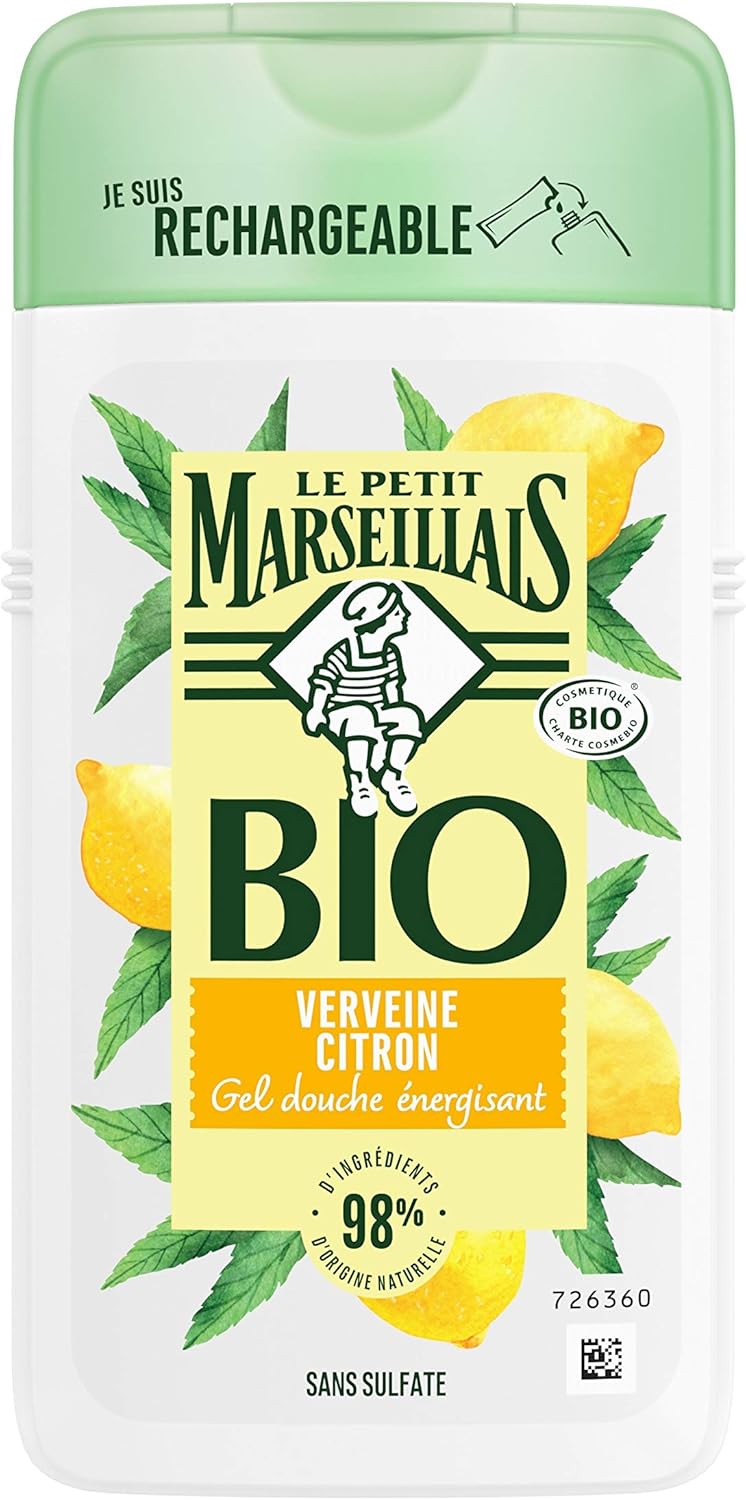 Le Petit Marseillais Energizing Shower Gel Vervain Lemon Organic 250ml