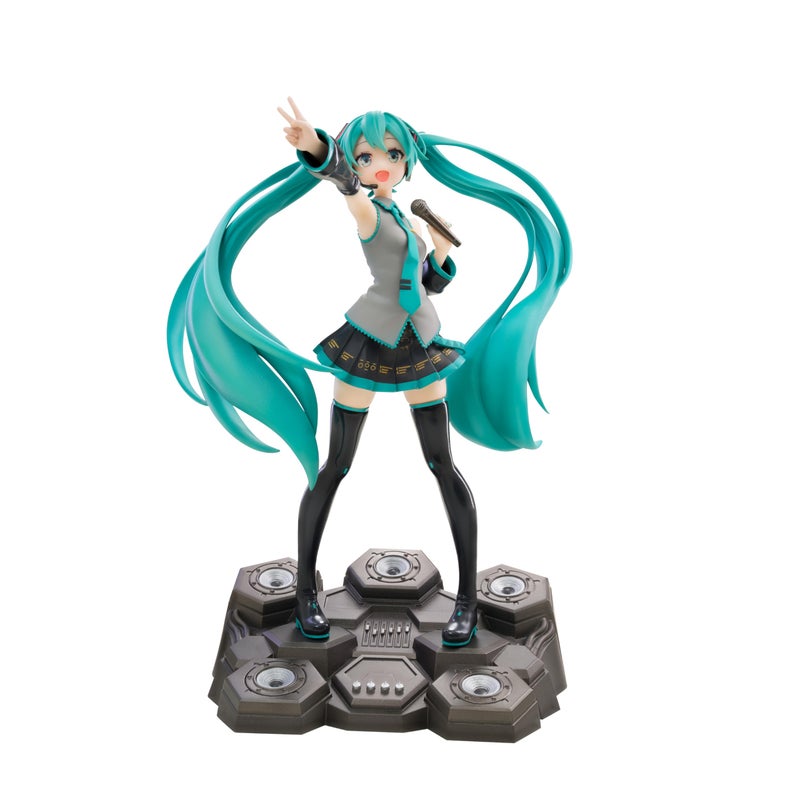 ABYstyle Studio Hatsune Miku 1/10 Wink Figurine Official PVC Hatsune Miku Figure Vocaloid Collectible Miku Figurine Anime Figure Display - Image 1