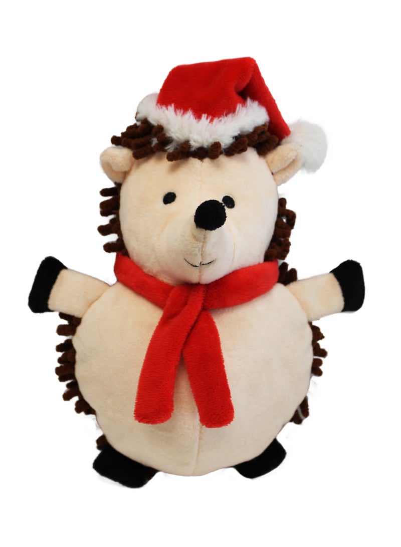 Webbox Animate Festive Noodle Friends Dog Toy - Hedgehog