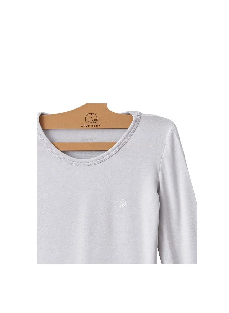 أنفي بيبي Bamboo Spandex Pajama 18-24M- Grey