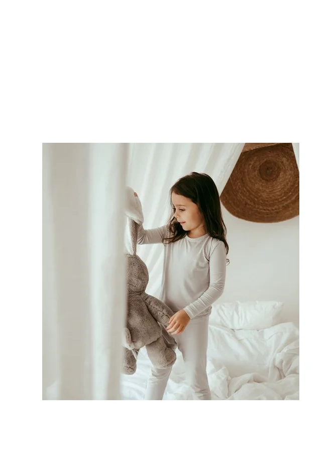 أنفي بيبي Bamboo Spandex Pajama 18-24M- Grey