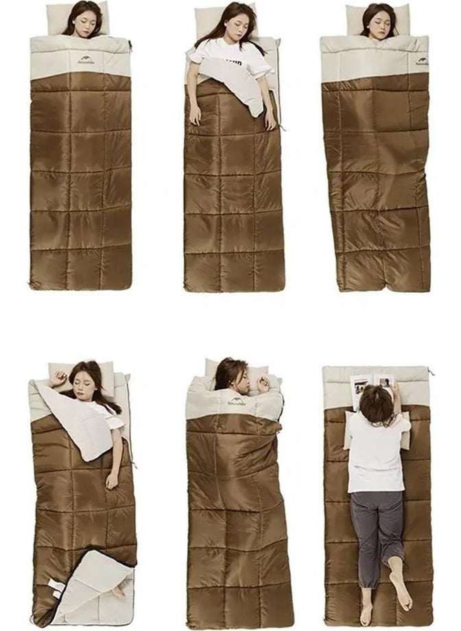 Naturehike LT150 Envelope Style Cotton Sleeping Bag -4°c  - Image 2