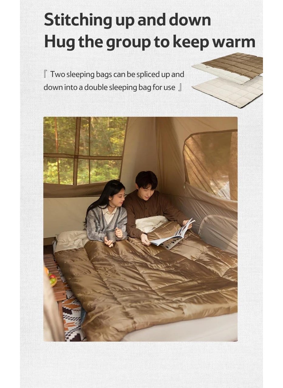 Naturehike LT150 Envelope Style Cotton Sleeping Bag -4°c  - Image 4