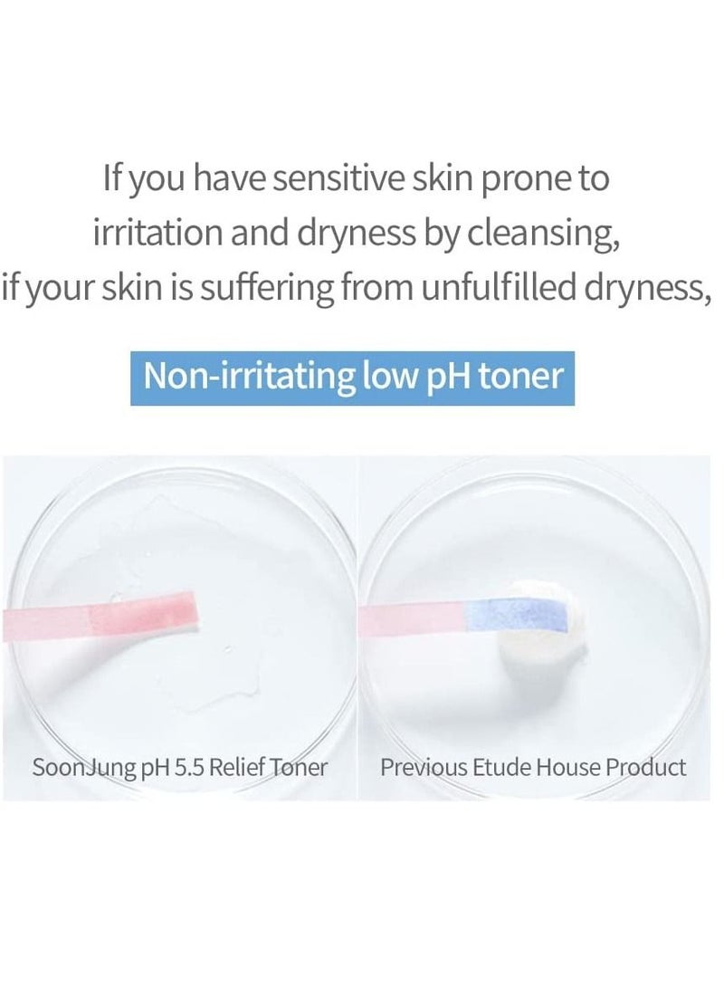 ايتود هاوس محلول العناية بالبشرة تونر منخفض الحموضة للبشرة الحساسة لا يسبب الحساسية وخالٍ من العطور - Image 3