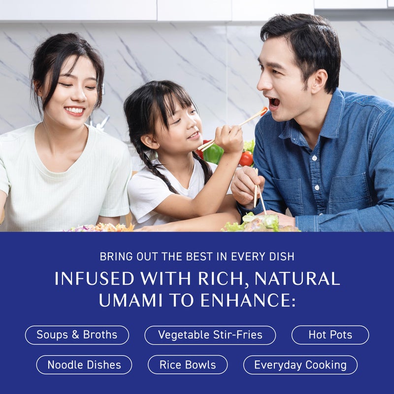 umeken مسحوق مرق أومكن تاكومي، عبوات داشي اليابانية لتتبيل وجباتك، أومامي، مسحوق توابل بونيتو وداشي مع 4 حصص لكل عبوة، بدون إضافة MSG، 26 عبوة، 7.4 أونصة، عبوة من 2 - Image 3