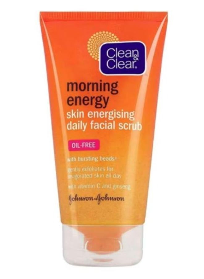 Clean & Clear 2 packs of Morning Energy Daily Facial Scrub 150ml - Image 2