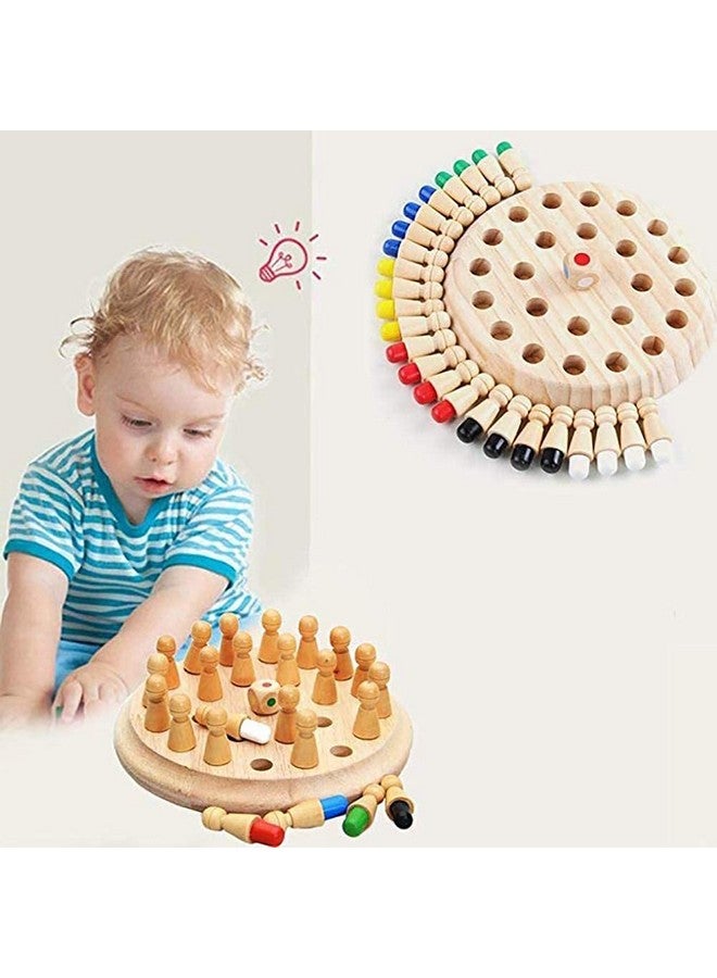 VikriDA Big Size Wodden Memory Chess Game, Funny Block Board Game, Memory Match Stick Chess Game, Parent-Child Interaction Toy - Image 5