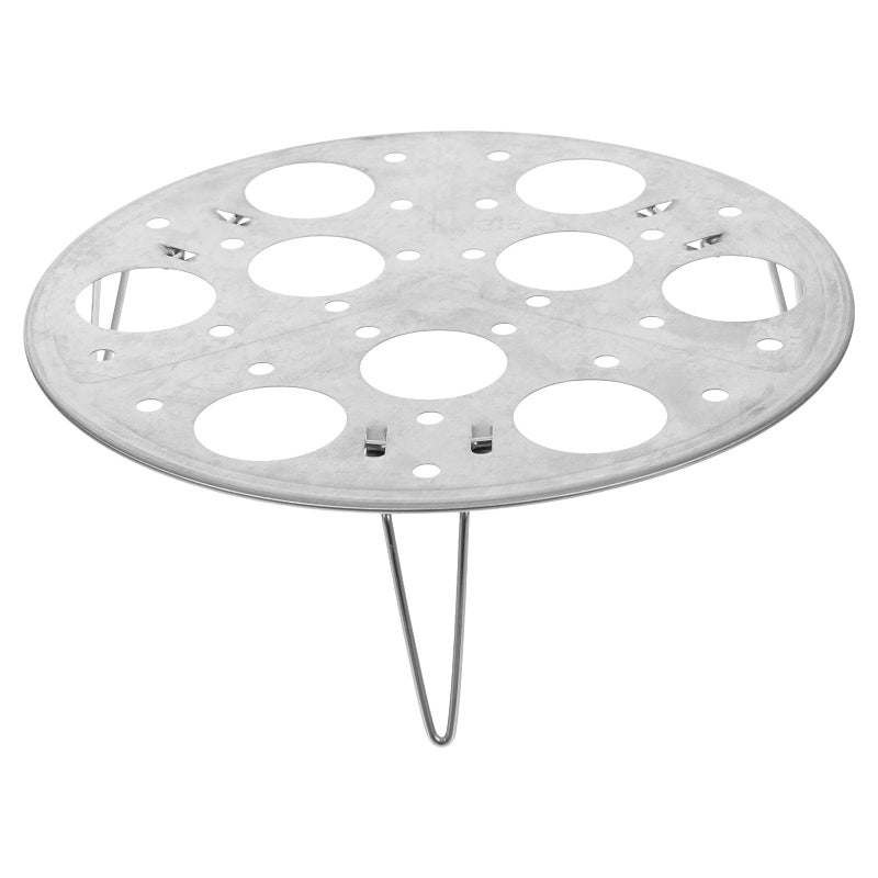 304 Stainless Steel Egg Steamer Rack With Elevated Base 9 Hole Kitchen Steaming Stand - Image 2