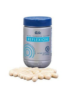 4life 4Life Transfer Factor Reflexion - Targeted Mindset, Stress, and Brain Support with L-Theanine, Wild Green Oat, and Proprietary Tri-Factor Immune Support Formula - 60 Capsules  - Image 2