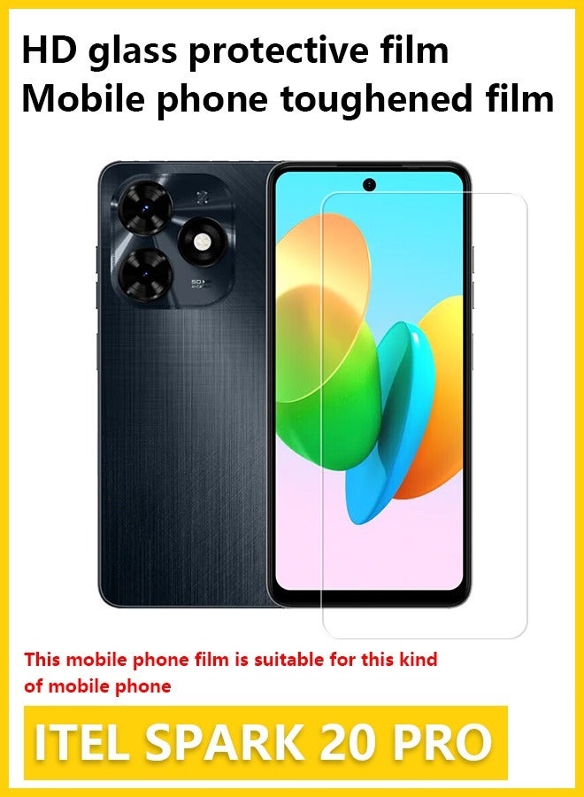 أوكيوز فيلم Tecno Spark 20 Pro Tempered Film HD واقي للهاتف المحمول لمنع انفجار الشاشة وفيلم مضاد لبصمات الأصابع عالي الدقة للهاتف المحمول لحماية شاشة الهاتف المحمول - Image 2