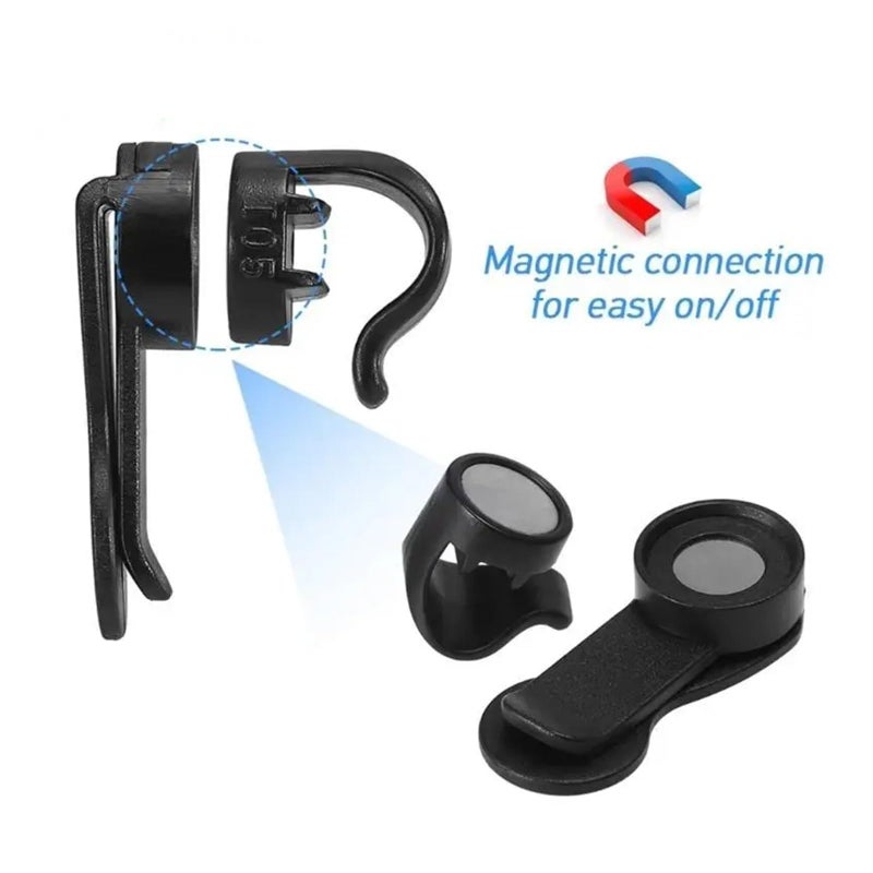 6 Pcs Quick Release Clip Hydration Pack Drink Tube Holder Light Grey - Image 5