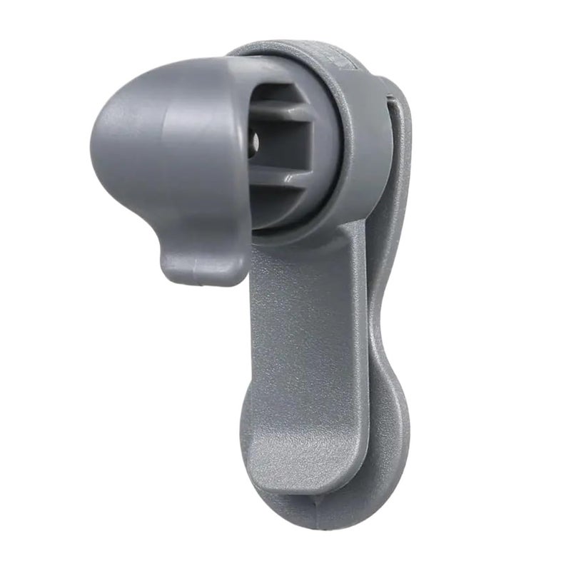 6 Pcs Quick Release Clip Hydration Pack Drink Tube Holder Light Grey - Image 3