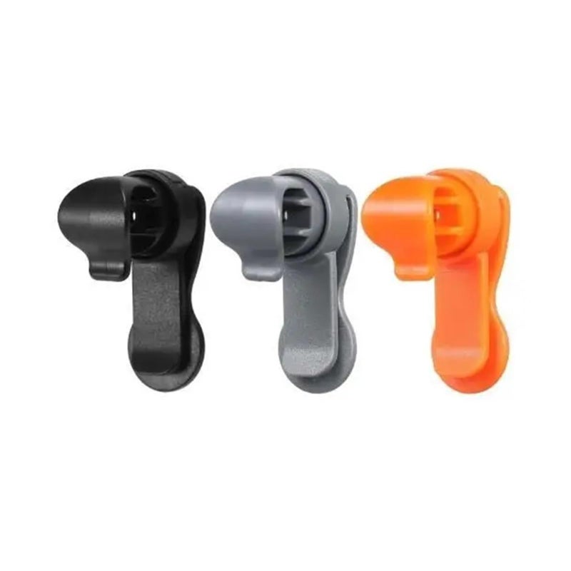 6 Pcs Quick Release Clip Hydration Pack Drink Tube Holder Light Grey - Image 2