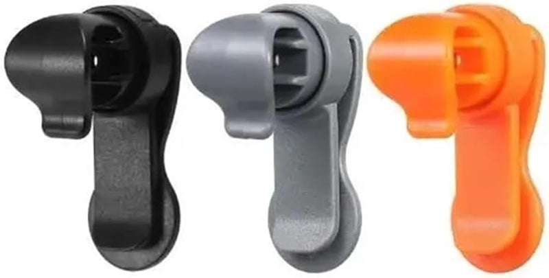 6 Pcs Quick Release Clip Hydration Pack Drink Tube Holder Light Grey - Image 1