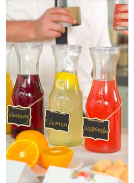 ProKitchen.Homes Prokitchen Glass Juices Decanter 250 ML Set of 2 for Juice Water Milk Tea Transparent Decanter  - Image 3