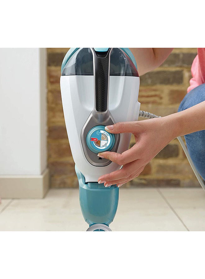 BLACK+DECKER 2 in 1 Steam Mop with Delta Head and SteaMitt features 1600 W BHSM1615DAM-GB White/Blue - Image 3
