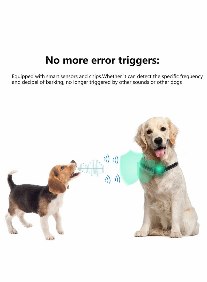 Excefore Bark Collar for Dogs, Rechargeable Anti Barking Training with 5 Adjustable Sensitivity and Intensity Beep Vibration Small Medium Large Dogs - Image 3