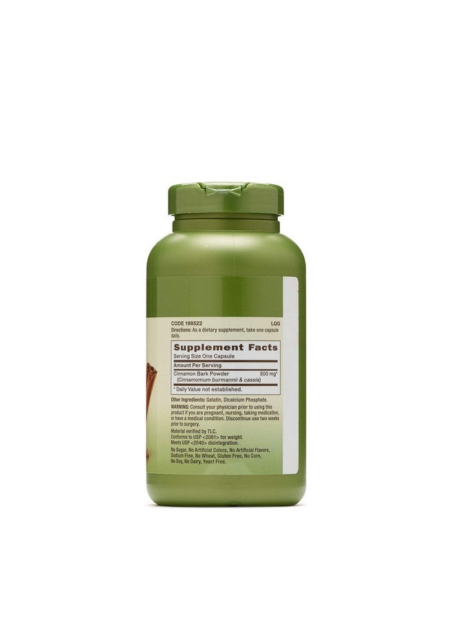 GNC Herbal Plus Cinnamon Bark 500mg Supplement, Traditional Ayurvedic Herb, 200 Servings - Image 2