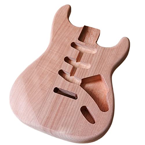 JD.Moon Electric Guitar Body for Fender Strat Guitar Accessory DIY Stratocaster Guitar Body Unfinished Mahogany - Image 1