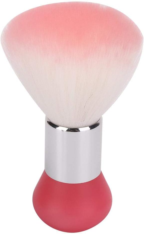Professional Neck Duster Brush Ultra Soft Barber Hair Sweep Brush Broken Hair Cleaning Brush Neck Face Brush Hairbrush Hair Styling ToolPink