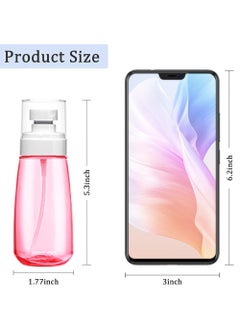 Generic Fine Mist Spray Bottle 3.4oz/ 100ml Empty Cosmetic Refillable Travel Containers Plastic Hair Spray Bottle Sprayer for Perfume Skincare Makeup Lotion (3color)  - Image 2