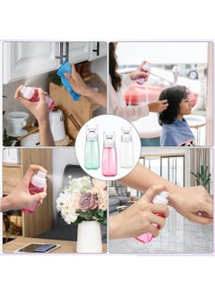 Generic Fine Mist Spray Bottle 3.4oz/ 100ml Empty Cosmetic Refillable Travel Containers Plastic Hair Spray Bottle Sprayer for Perfume Skincare Makeup Lotion (3color)  - Image 5