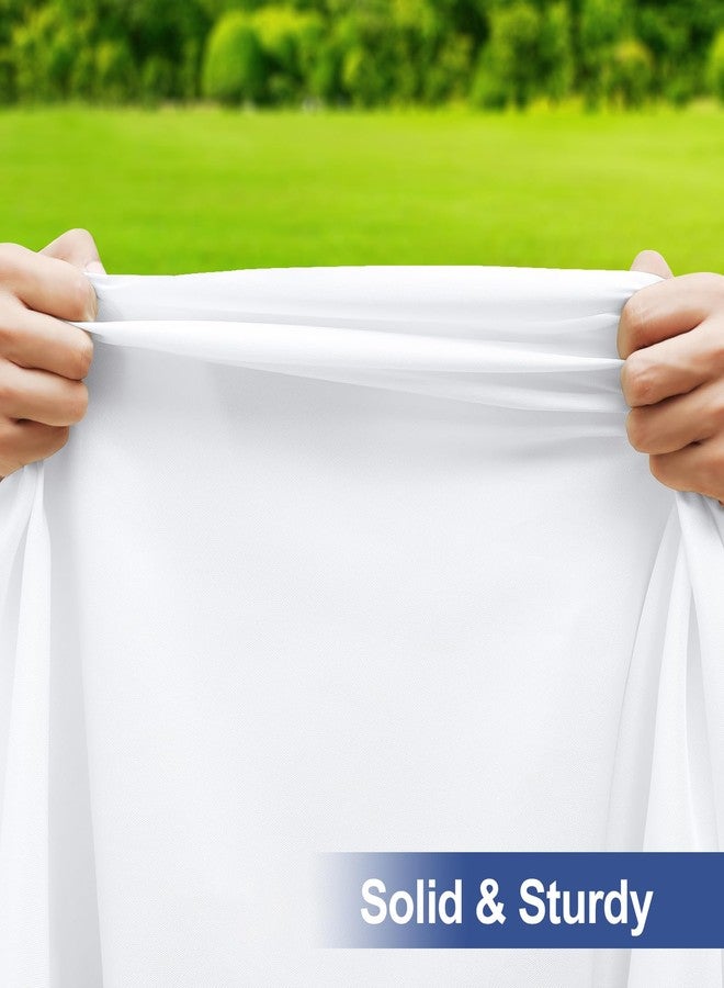 homing Rectangle Table Cloth Cover, Waterproof Polyester Elastic Fitted Tablecloth, Fits for 6 Foot Folding Tables, Washable Table Protector for Picnic, Camping, Outdoor (White, 30"x72") - Image 4