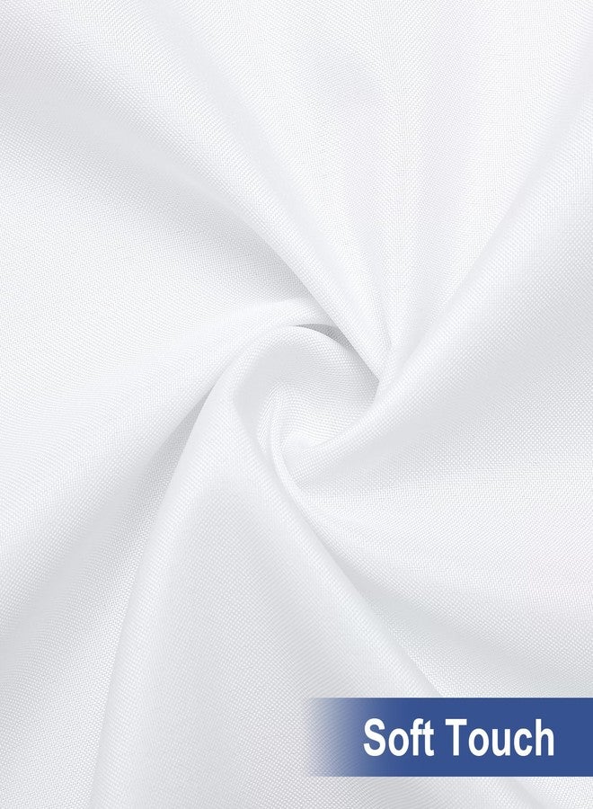 homing Rectangle Table Cloth Cover, Waterproof Polyester Elastic Fitted Tablecloth, Fits for 6 Foot Folding Tables, Washable Table Protector for Picnic, Camping, Outdoor (White, 30"x72") - Image 3