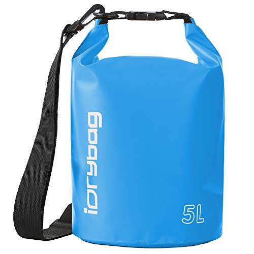 IDRYBAG Dry Bag for Kayaking Waterproof 2L/5L/10L/15L/20L, Small Dry Sack Waterproof Bag for Boating - Image 1