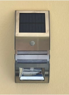 GCC ENERGY Solar Motion Sensor Led Wall Lamp (Silver)  - Image 3