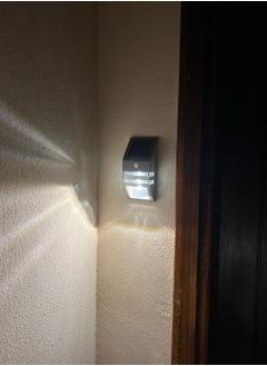 Solar Motion Sensor Led Wall Lamp (Silver)