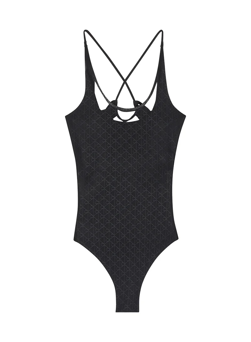 Calvin Klein Sports MONOGRAM MESH BODYSUIT