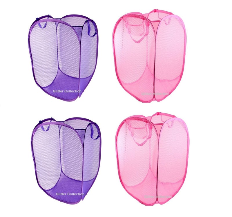Winberg ® Laundry Bag Combo Pack of 4 pcs for Your Laundry,20 Letter Size (Muliticolour) LND004 - Image 3