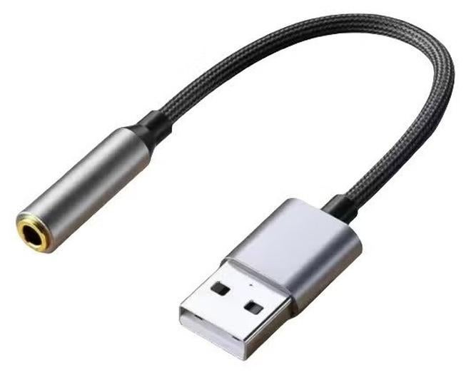 محول صوت USB إلى مقبس 3.5 ملم - Image 1