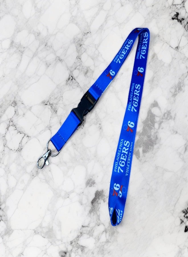 Desert Cactus Philadelphia 76ers Lanyard Keychain Detachable NBA Breakaway Snap Buckle National Basketball Association Car Keys ID Badge Holder (Lanyard 1) - Image 5