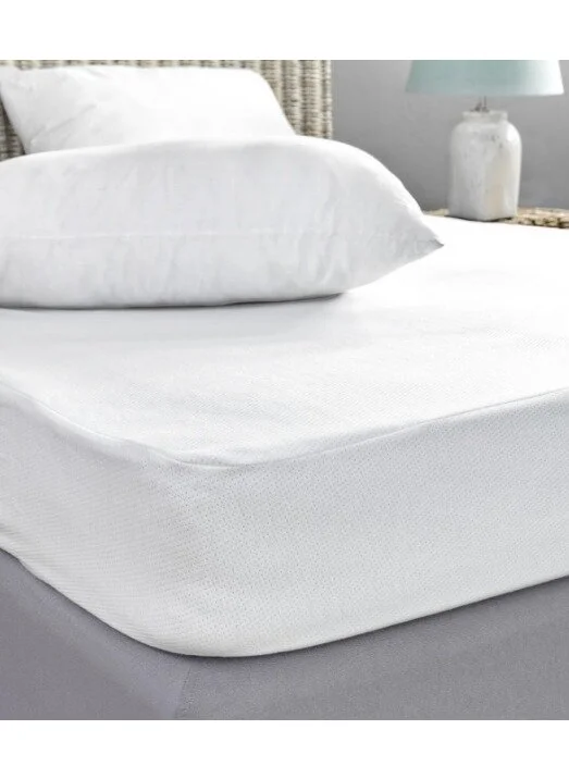 Luxes Fabrics Totem Micro Fitted Waterproof Mattress Protector Mattress Protector (11 Sizes Available)