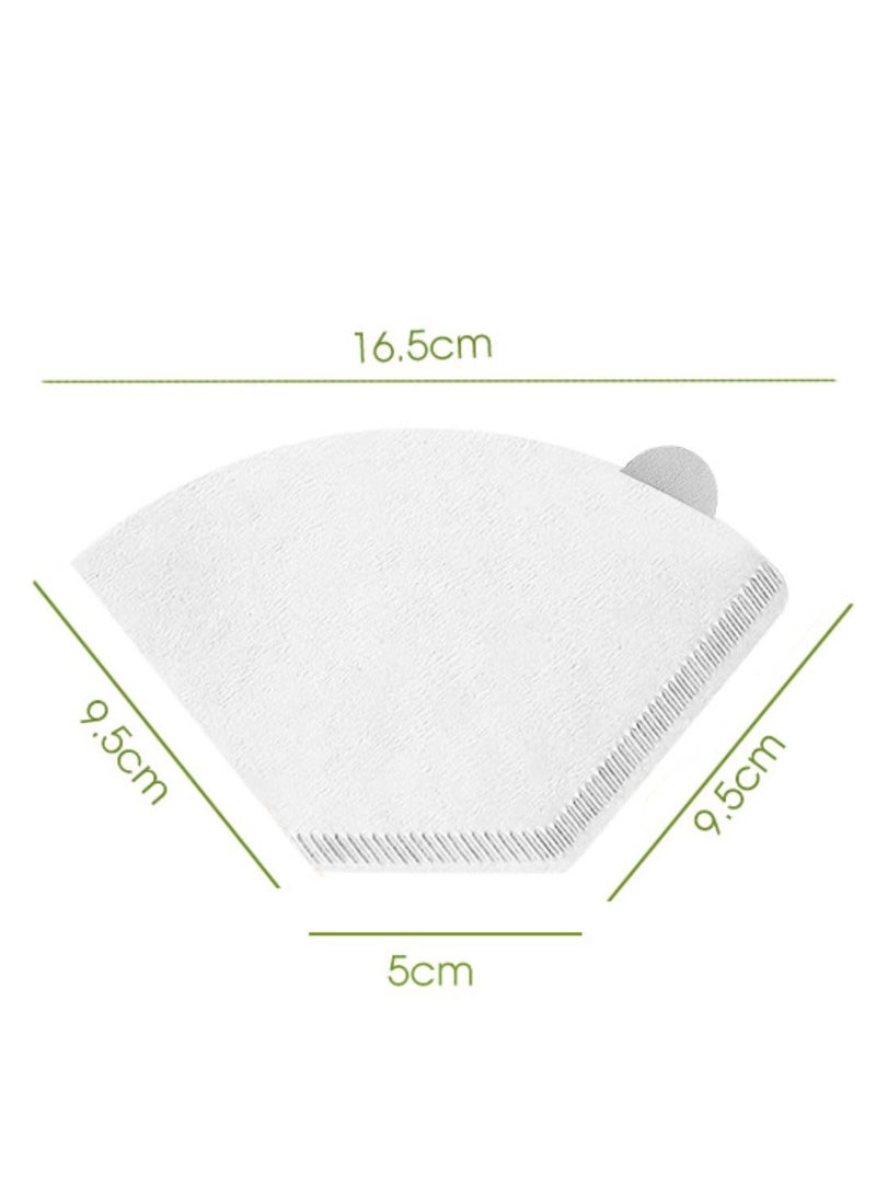 200 Pcs U02 Coffee Filters white,  2-4 Cups Disposable U02 Coffee Paper Filters, Compatible with U-Shaped Pour Over Coffee Filter and Drip Coffee Maker - Image 5