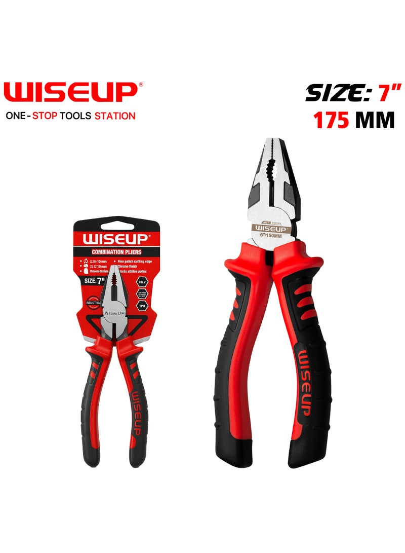 WISEUP Industrial pliers 175MM/7 - Image 1