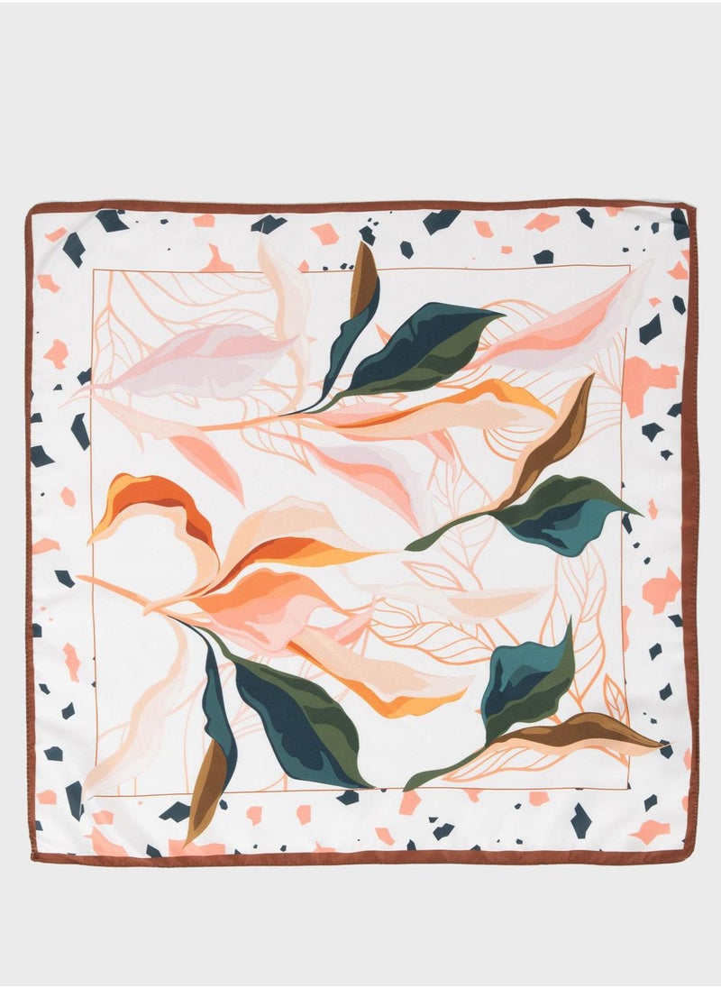 DeFacto - Women Patterned Satin Scarf - Image 1