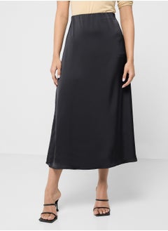 ELLA A-Line Satin Skirt  - Image 2
